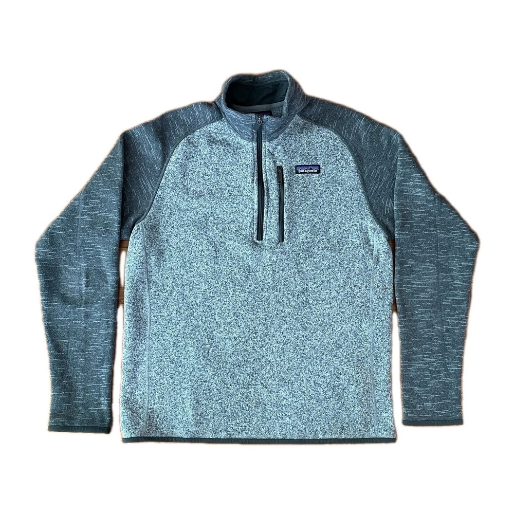 Patagonia‎ 1/4 Zip Fleece Men's Medium Gray
